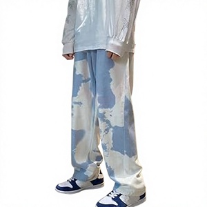 Pantalon de jogging tie-dye pour homme, streetwear décontracté personnalisé, mélange de coton premium, coupe décontractée, pantalon de survêtement tendance - Product Image 4