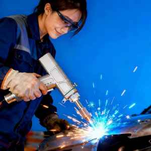 ファイバー溶接機ポータブルハンドヘルド3000w 1500w 2000wレーザー切断溶接機スチールメタル4 in 1クリーニング錆除去 - Product Image 1