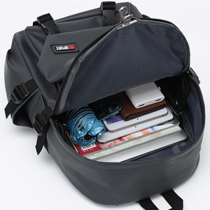 Sport <b>Backpack</b> 14 Inch Laptop Capacity Water Proof Solid Color Campus Travel Bag For <b>Men</b> - Product Image 4