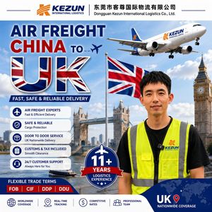 Service de fret aérien Chine-Royaume-Uni, livraison porte-à-porte rapide, sûre et fiable - Product Image 1