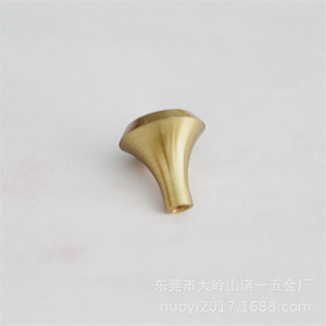 Furniture Handle Tulip Shape Pure <b>Copper</b> 24x25mm Minimalist Cabinet Door <b>Knob</b> Durable For Furniture Decoration - Product Image 1