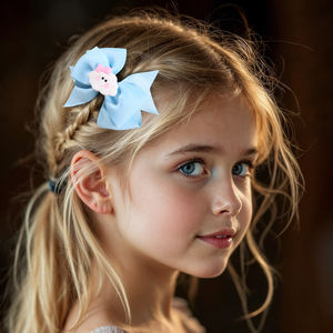 CN 2 pezzi nastro in gros-grain in tinta unita fermaglio <span class=keywords><strong>per</strong></span> capelli <span class=keywords><strong>treccine</strong></span> Barrette cartone animato nuvola fermaglio <span class=keywords><strong>per</strong></span> le ragazze - Product Image 6