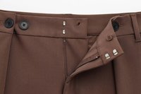 Ensemble blazer élégant, costume décontracté pour femmes, veste et pantalon, deux pièces, ensemble de costumes pour femmes marron