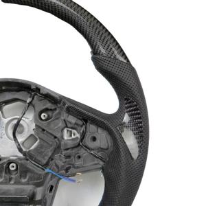 Volante Deportivo en Forma de D para <span class=keywords><strong>Ford</strong></span> Mustang, Acero al Carbono Rojo, Compatible con M5 X5 X6 X3 IS Serie 3 NX Serie 5 330i 320i - Product Image 5