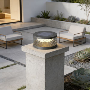 Lampe solaire LED <span class=keywords><strong>de</strong></span> sécurité étanche IP65 en acier inoxydable pour poteau <span class=keywords><strong>de</strong></span> portail, lampes à pilier LED en plastique pour <span class=keywords><strong>jardin</strong></span> extérieur - Product Image 1