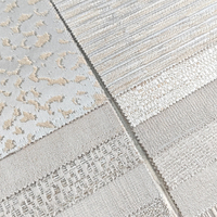 Tissu de rideau jacquard 100% polyester de luxe avec une largeur de 290 cm pour les rideaux de fenêtre de salon d'hôtel