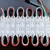 Module LED à diode électroluminescente pleine couleur 12V WS2811 0,72W SMD RGB pour boîte lumineuse publicitaire extérieure
