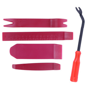 Car Interior Pry <b>Bar</b> Set 4 Piece Plastic Repair Tool Claw <b>End</b> For Audio Panel Removal DIY Auto Fixing Kit - Product Image 3