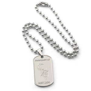 Tùy Chỉnh Nickel Mạ Logo Debossed Kim Loại Kẽm Hợp Kim Tên Con Chó Thẻ Cho Món Quà - Product Image 3