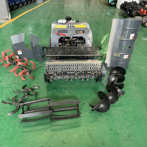 Cultivadores Agrícolas: Motocultor Rotatorio, Zanjadora de Orugas a Control Remoto, Desmalezadora Multifuncional a Distancia - Product Image 4