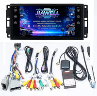 Autoradio double DIN 7 pouces avec écran tactile Android, Carplay, GPS, Wifi, Bluetooth, caméra de recul, commandes au volant pour Jeep, Dodge, Chrysler