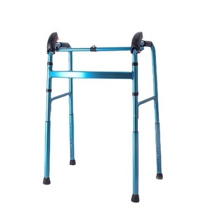 Aluminum Alloy <b>Walker</b> With Wheels And Seat Adjustable Height <b>For</b> Elderly And <b>Disabled</b> Rehabilitation Aid - Product Image 4