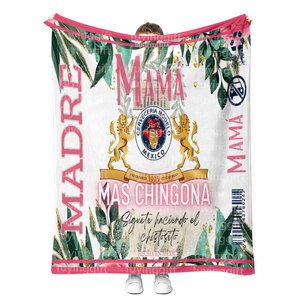 Buen Precio, Venta al por Mayor, Manta de Soya La <span class=keywords><strong>Mama</strong></span> Mas <span class=keywords><strong>Chingona</strong></span> Modelo Madrina, Manta Personalizada para Mamá, Regalos para el Día de la Madre - Product Image 4