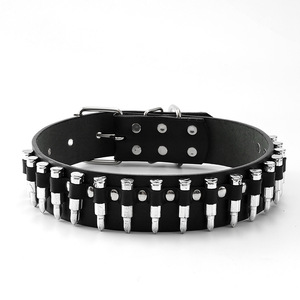 Collar y Correa para Perro con Tachuelas Estilo Punk, Collar de Cuero PU Resistente para Perros Grandes, Pitbull, Bulldog - Product Image 3