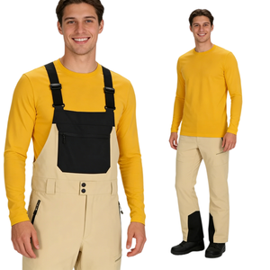 Pantalones de <span class=keywords><strong>Nieve</strong></span> Resistentes para Hombre, Impermeables, con Tirantes Ajustables, Ideales para Esquí, Snowboard y Senderismo Invernal - Product Image 3