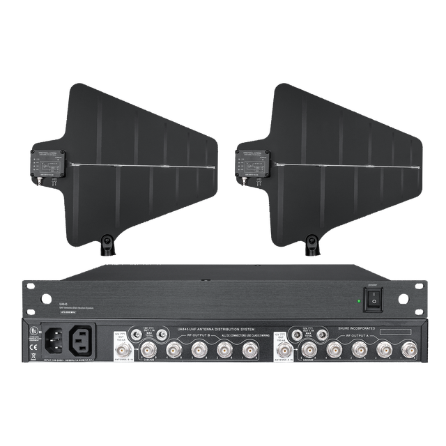 EIF UA845 8-Channel Metal Antenna Amplifier System Power Distribution 500-950 MHz Family KTV Use Black Clear Sound TNC/BNC/SMA/N