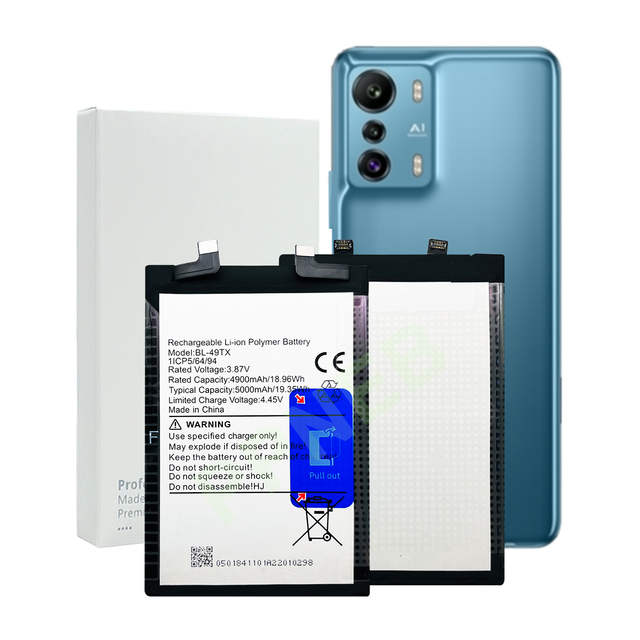 OEM/ODM High-Quality BL-49TX 3.87V Lithium-ion Battery for Tecno Inifinix Spark 10 Pro Phones Digital Battery in Stock CE RoHS