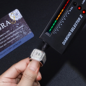 Hot Sell Luxury 925 Sterling Silver Fully Iced Out VVS <strong>Moissanite</strong> <strong>Ring</strong> Custom Hip Hop <strong>Moissanite</strong> Diamond <strong>Ring</strong> for <strong>Men</strong> - Product Image 3