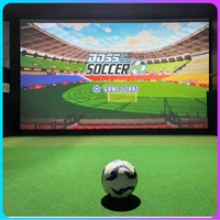 Centre d'expérience de football simulé intelligent en intérieur, équipement de divertissement interactif pour adultes et enfants, école de sport numérique