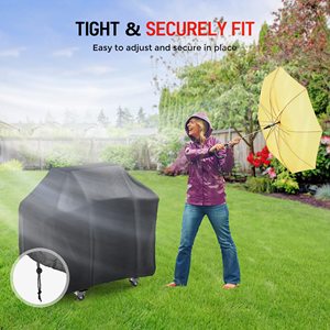 Ventes directes d'usine résistant à la déchirure étanche barbecue gril couverture protection UV brûleur couverture avec sac de rangement - Product Image 4