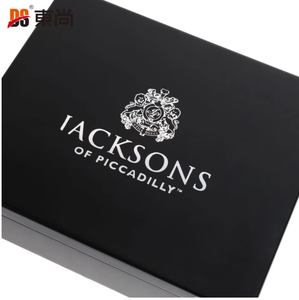Caja de Madera Rectangular Personalizada Hecha a Mano, Marca DS, Modelo DST-1010, Reciclable, con 6 Compartimentos, Acabado Negro Mate Brillante y Estampado en Caliente - Product Image 4