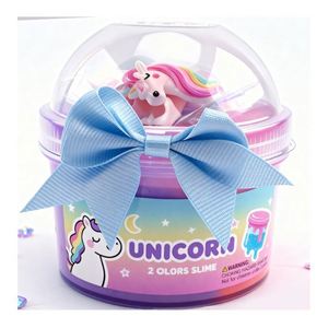 Slime de Helado Brillante Hecho a Mano DIY, Frascos de Slime Suave y Liso, Plastilina para Entretenimiento y Manualidades Creativas, Ideal para Venta al por Mayor y Diversión - Product Image 2