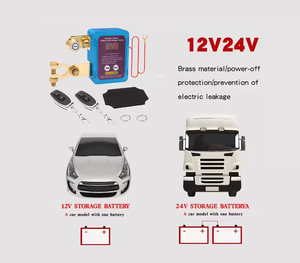 Interruttore 240A 12V con Telecomando per Disconnessione Batteria con Display LED di Tensione Interruttore <span class=keywords><strong>Automatico</strong></span> di Spegnimento - Product Image 6