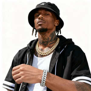 Collar Cubano Hip Hop de 15MM, Joyería Hip Hop, Cadena Cubana para Hombre y Mujer - Product Image 1