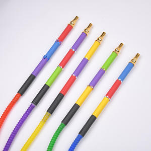 कारखाने प्रत्यक्ष धातु हुक्का थोक शिशा चिचा ने नए डिजाइन सिलिकॉन हुक्का के साथ धूम्रपान करने वाले सिलिकॉन हुक्का नली सेट - Product Image 2