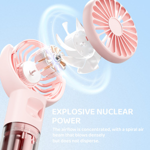 <span class=keywords><strong>Ventilador</strong></span> de Mano Recargable USB, Mini <span class=keywords><strong>Ventilador</strong></span> de Oficina con 4 Velocidades, Rociador de <span class=keywords><strong>Agua</strong></span>, Enfriador de Cuello, <span class=keywords><strong>Ventilador</strong></span> para Uso en Exteriores, Venta al Por Mayor de Fábrica - Product Image 4
