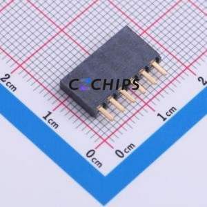 SSW-106-01-G-S Pin <b>Socket</b> Through hole Component (THT),P=2.54mm Connector 2.54mm Square Hole Through Hole <b>Single</b> Row - Product Image 2