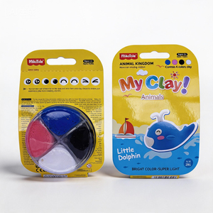 Kit d'argile à modeler non toxique, super légère, sans rétrécissement ni craquelure, sèche naturellement à l'air sans four, pour enfants - Product Image 1