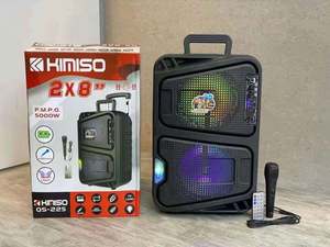 Altavoz <span class=keywords><strong>Amplificado</strong></span> Portátil KIMISO QS225 de 8 Pulgadas con <span class=keywords><strong>Subwoofer</strong></span>, Carcasa de Plástico, <span class=keywords><strong>para</strong></span> Cine en <span class=keywords><strong>Casa</strong></span>, con Ruedas, <span class=keywords><strong>para</strong></span> Exteriores - Product Image 2