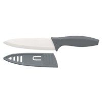 Couteau de chef en céramique de 6 pouces avec manche en PP et étui, lame en zircone blanche écologique, en stock