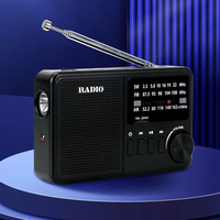 Radio portable multibandes à réglage numérique personnalisé en usine, AM FM SW ondes courtes, pour situations d'urgence, survie, voyage et camping