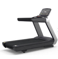 Tapis de course électrique commercial motorisé sans balais avec écran LED pour entraînement cardio et fitness