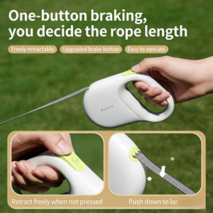 Hot Sale C-Shaped Handle Retractable <strong>Dog</strong> <strong>Leash</strong> Durable 3M/5M Adjustable Outdoor Pet Rope ABS Polyester Featuring Ribbons for <strong>Dog</strong> - Product Image 3