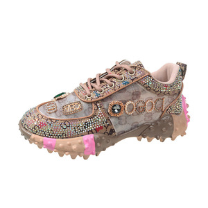 Chaussures basses à strass style durian, nouveau modèle de chaussures plates pour femmes avec strass, chaussures de sport et décontractées pour femmes à strass - Product Image 6