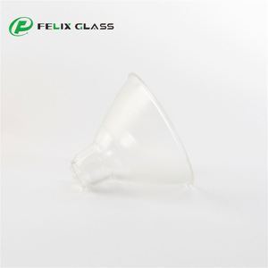 Abat-jour en verre borosilicate 3.3 transparent soufflé sur mesure avec trou et bord poli pour lustre domestique et éclairage intérieur - Product Image 4