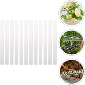 Fournitures de <span class=keywords><strong>jardin</strong></span> Etiquettes vierges pour plantes d'extérieur Etiquettes d'identification de légumes transparentes Marqueurs acryliques - Product Image 4
