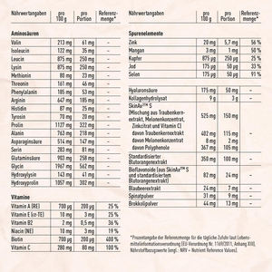 Collagène et acide hyaluronique de haute qualité, sans OGM, sans gluten, liquide oral pour améliorer les conditions cutanées et réduire les rides - Product Image 2