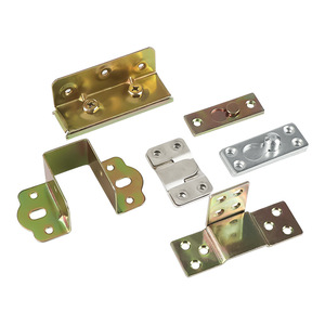 Hidden Bed <b>Frame</b> Connectors 2.5 Mm Carbon Steel Flush <b>Mount</b> Hinges For Furniture Connection - Product Image 4