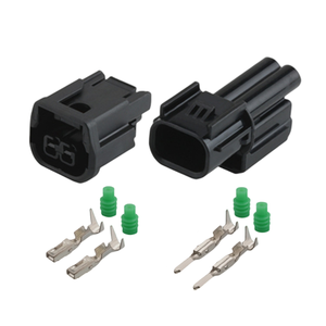 ขั้วต่อไฟฟ้ากันน้ำแบบ 2 ขา ตัวเมีย 6181-6851 6189-7408  DJ70216C-1.5-11 21 - Product Image 1