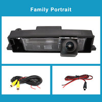 170 degrés Fisheye lentille voiture plaque d'immatriculation lumière Ahd vue arrière caméra de recul pour Toyota RAV4 RAV-4 2000-2012