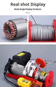 Polipasto eléctrico de aluminio portátil certificado CE 200kg-1200kg con gancho de cuerda de alambre de acero Control remoto para hoteles Nuevo - Product Image 5