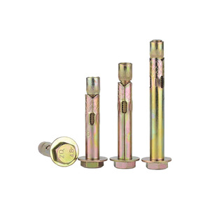 Stainless Steel External Hex Expansion Bolt M6 M12 Sleeve Anchor For Concrete Construction Grade A Coarse Thread - Product Image 1