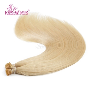 Extensions de cheveux K.SWIGS I-Tip, 100% cheveux humains Remy, sans chaleur, sans colle, perles en silicone, invisibles, légères, réutilisables, couleur personnalisée - Product Image 6