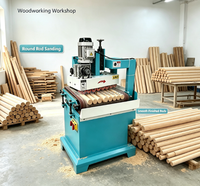 Machine à polir les bâtons de bambou, machines de finition, ponceuse à bois
