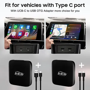 Mini Hicar caixa Sem Fio CarPlay Ai Box Sistema Inteligente AndroidAuto CarPlay Wireless para huawei hicar box