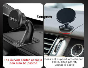 C91 vendita fabbrica Oem Odm Base in gomma morbida 6 pz magneti rotazione 360 porta cellulare magnetico per auto - Product Image 6